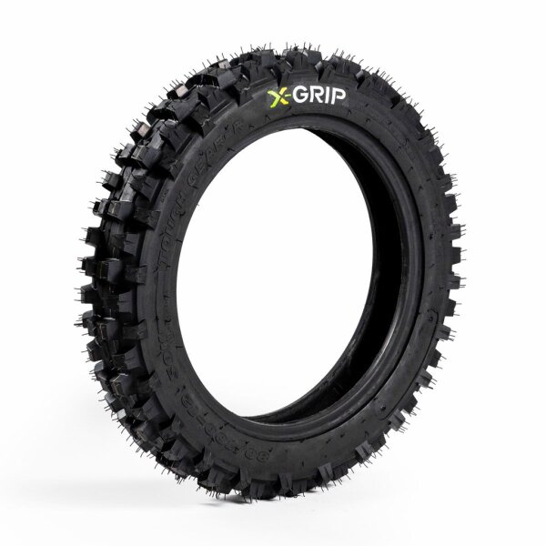 X-GRIP TOUGH GEAR-R 80/100-12– Motocross & Enduro Hinterreifen für extreme Haltbarkeit & Grip