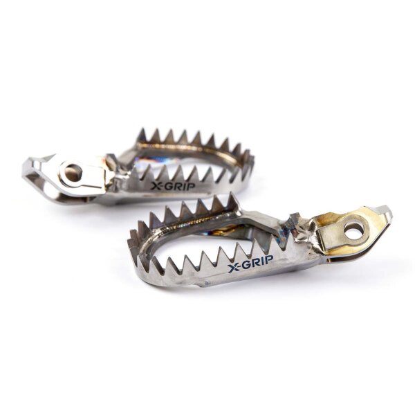 X-GRIP TITAN PIRANHAS Fußrasten V3 | Titan Footpegs für Enduro & Motocross