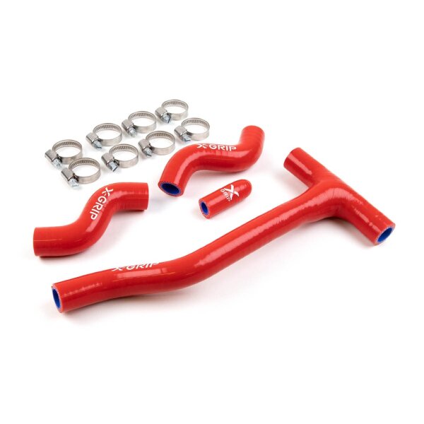 X-GRIP Silikon Kühlerschlauch | Racing Radiator Hose für Enduro & Motocross