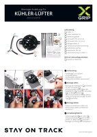 X-GRIP Kühler-Lüfter Komplett-Set | Cooling Fan Kit für Enduro & Motocross